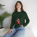 Sweatshirt — "The Real Santa in the House" Vintage Santa Holiday Crewneck