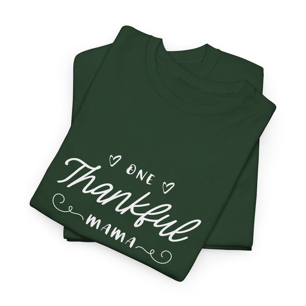Thankful Mama T-Shirt — Cozy Mom Thanksgiving Tee