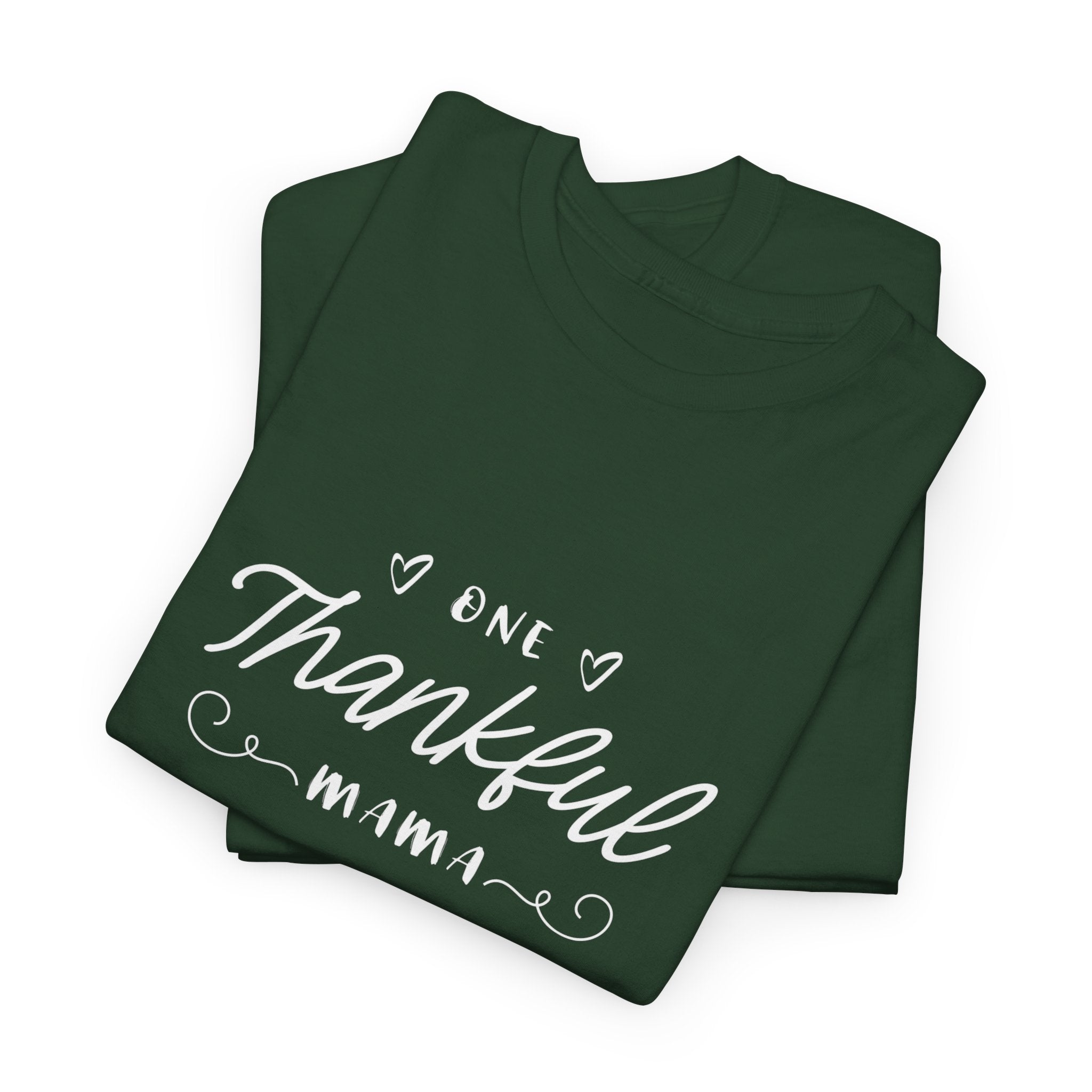 Thankful Mama T-Shirt — Cozy Mom Thanksgiving Tee