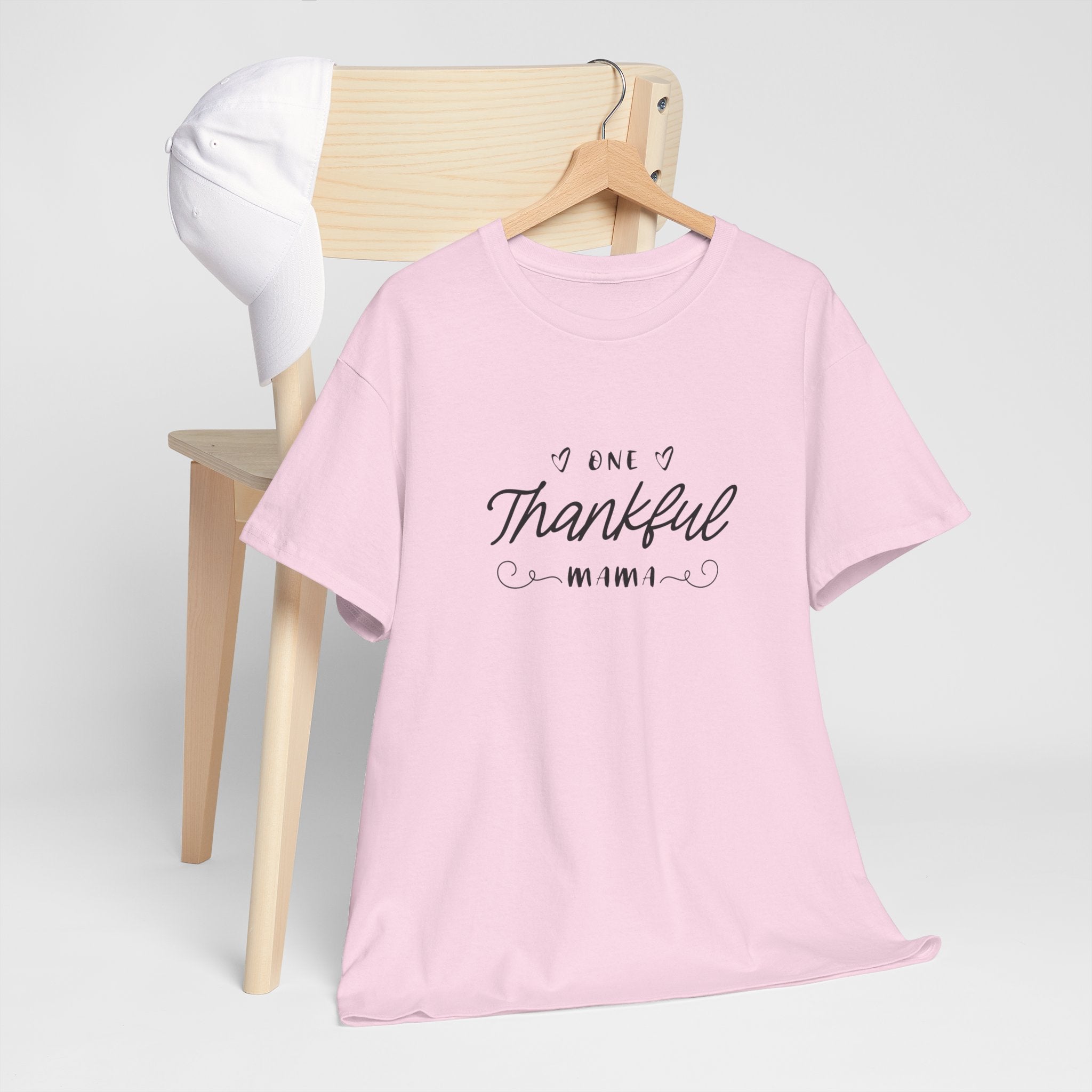 Thankful Mama T-Shirt — Cozy Mom Thanksgiving Tee