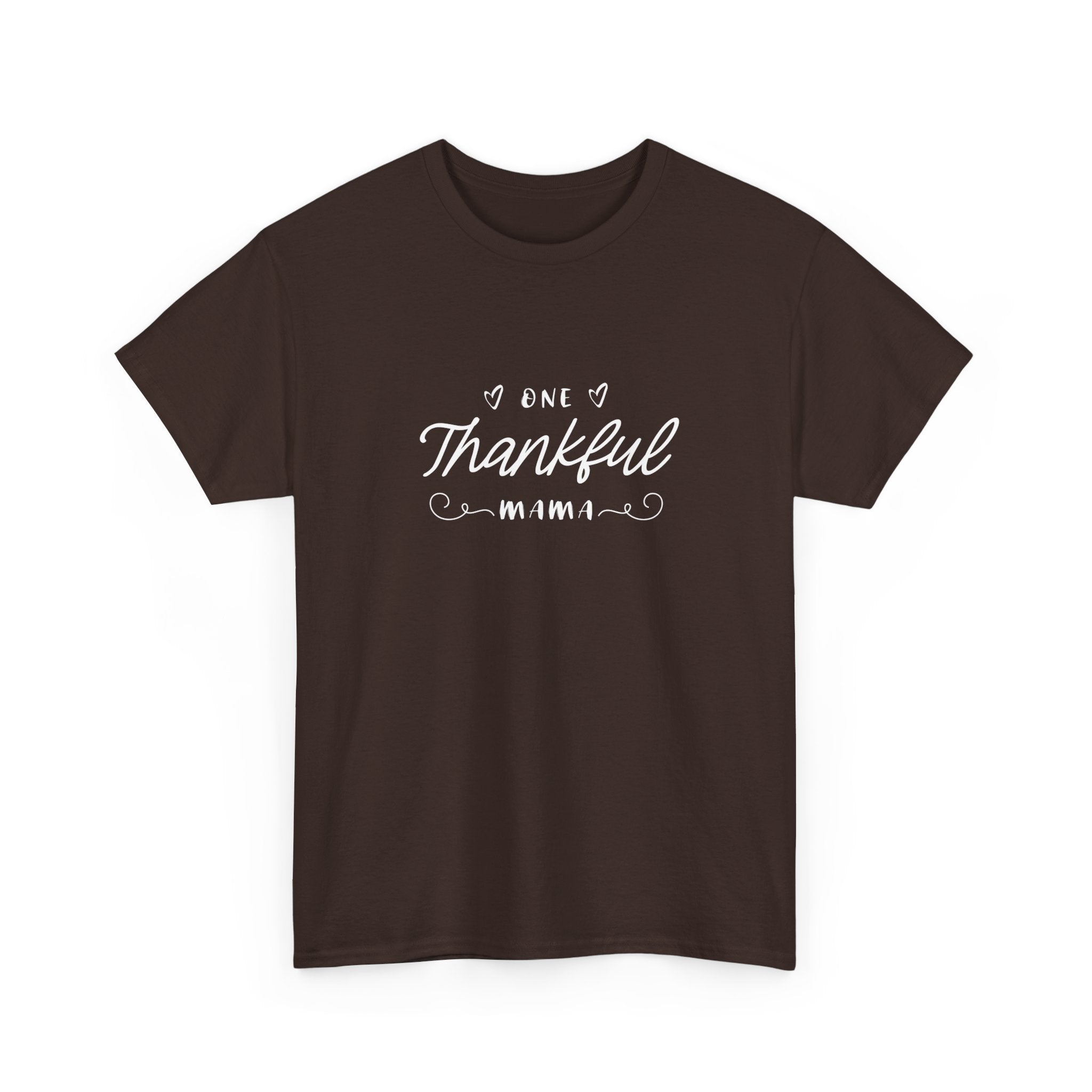 Thankful Mama T-Shirt — Cozy Mom Thanksgiving Tee