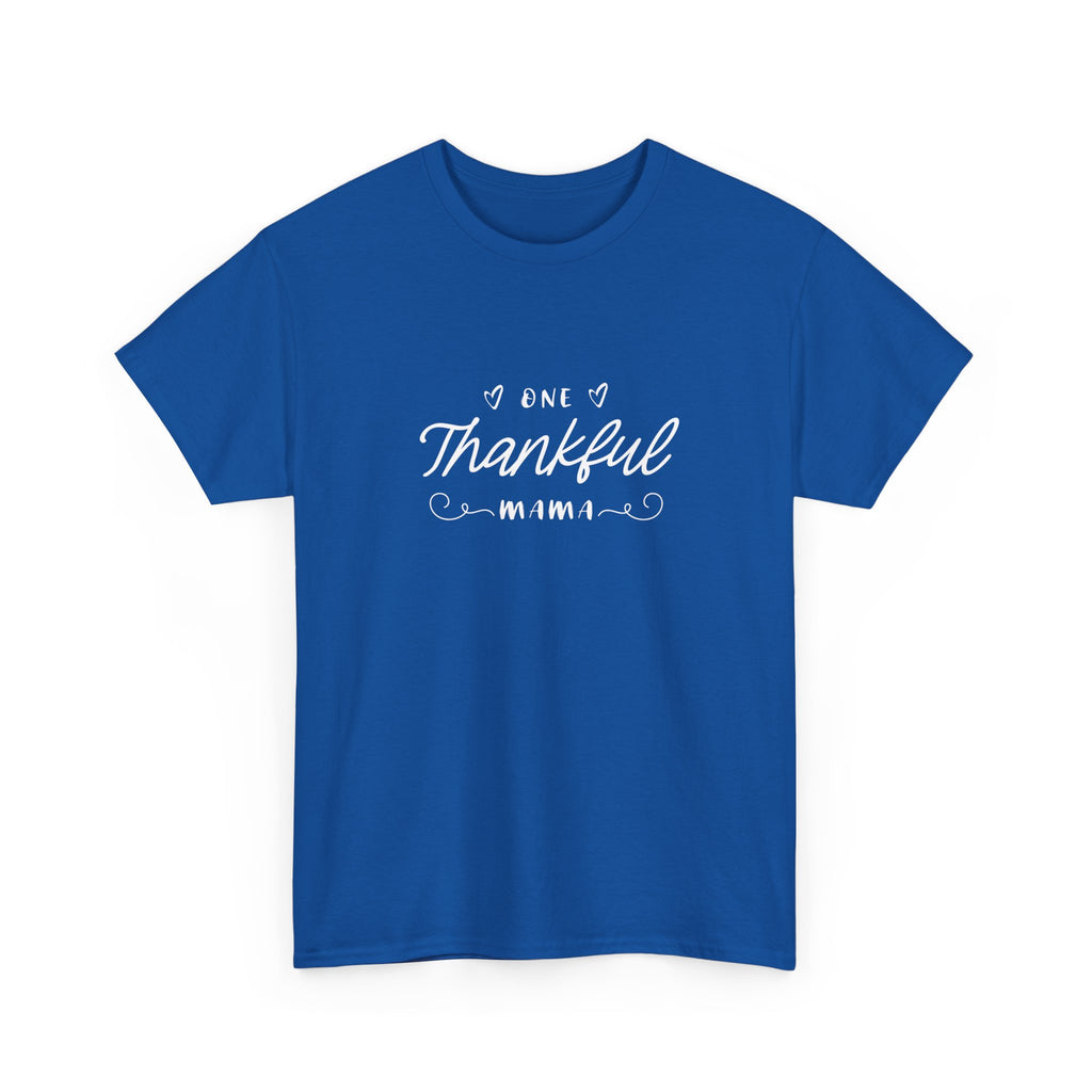 Thankful Mama T-Shirt — Cozy Mom Thanksgiving Tee