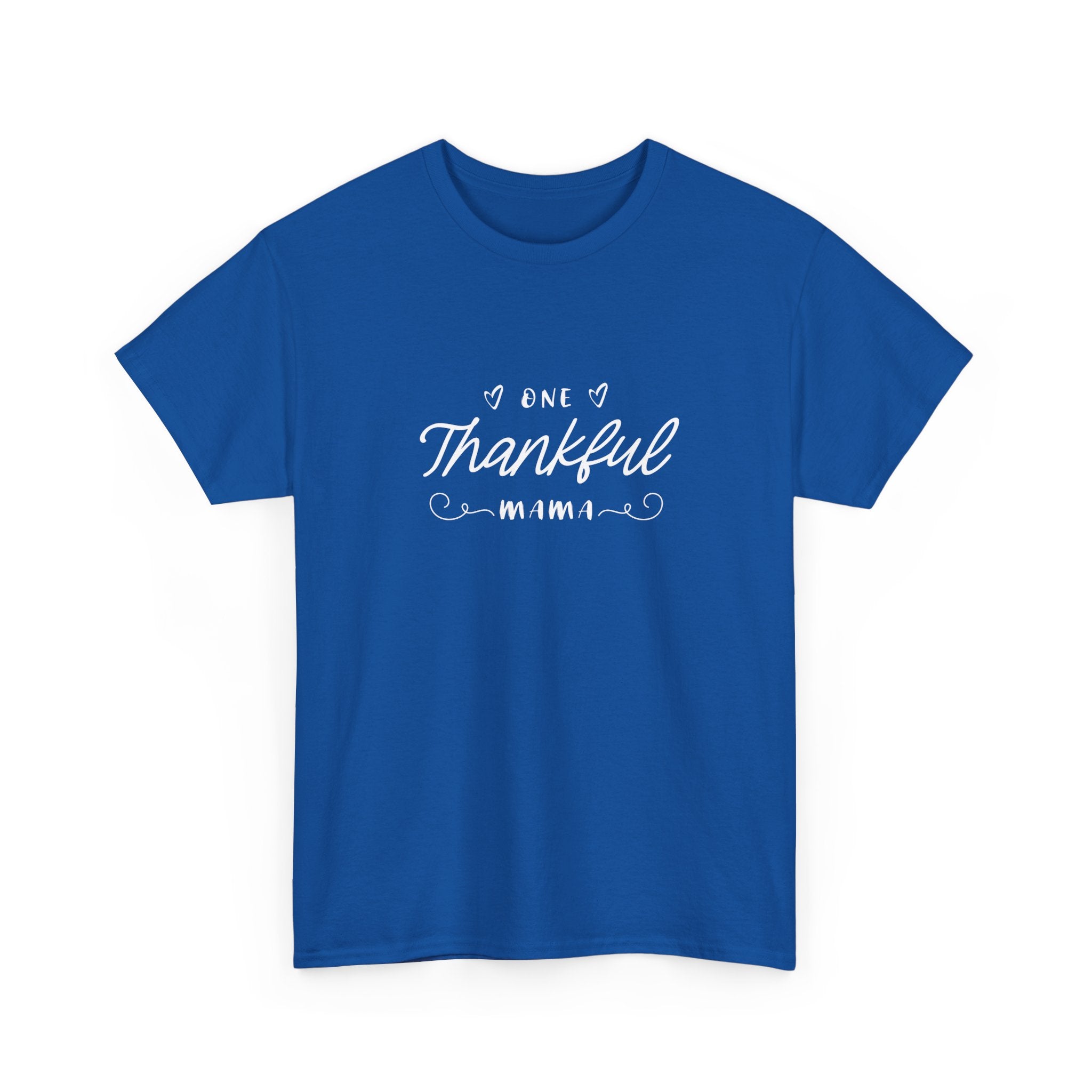 Thankful Mama T-Shirt — Cozy Mom Thanksgiving Tee