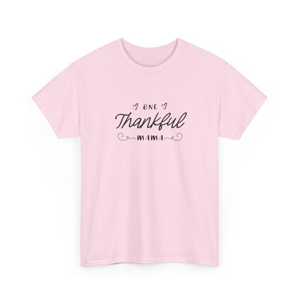 Thankful Mama T-Shirt — Cozy Mom Thanksgiving Tee
