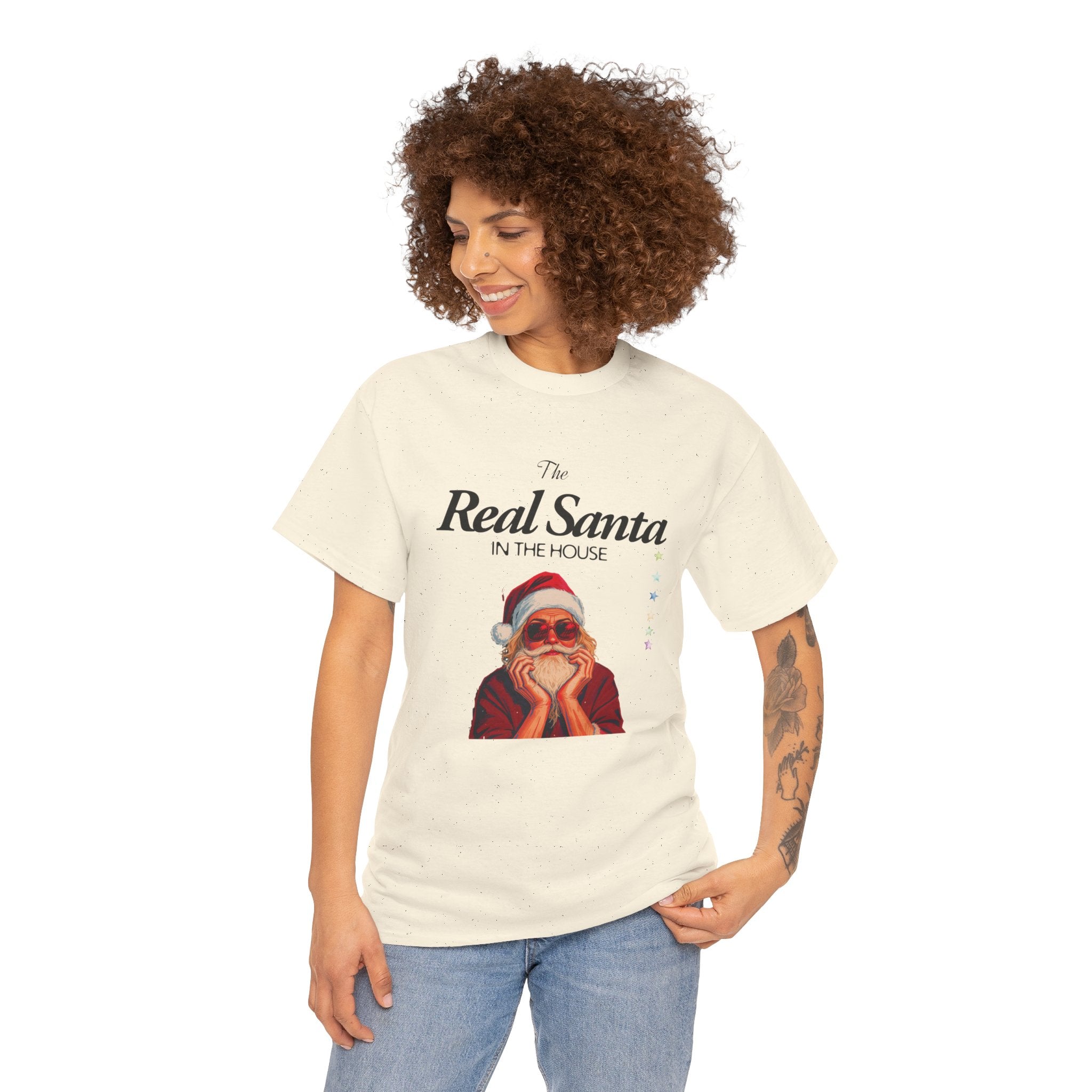 The Real Santa Tee — Retro Christmas Santa T‑Shirt