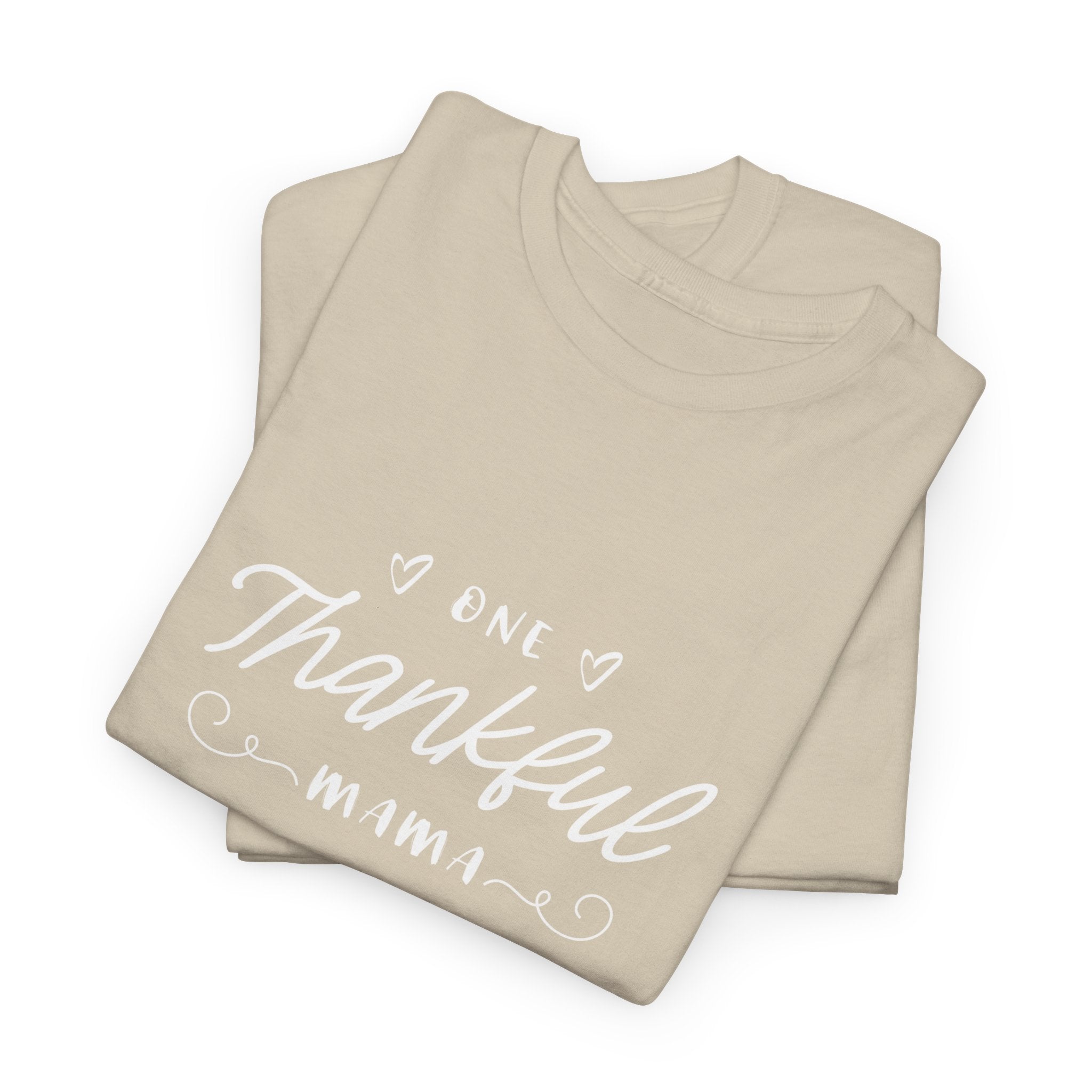 Thankful Mama T-Shirt — Cozy Mom Thanksgiving Tee