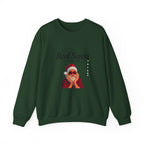Sweatshirt — "The Real Santa in the House" Vintage Santa Holiday Crewneck
