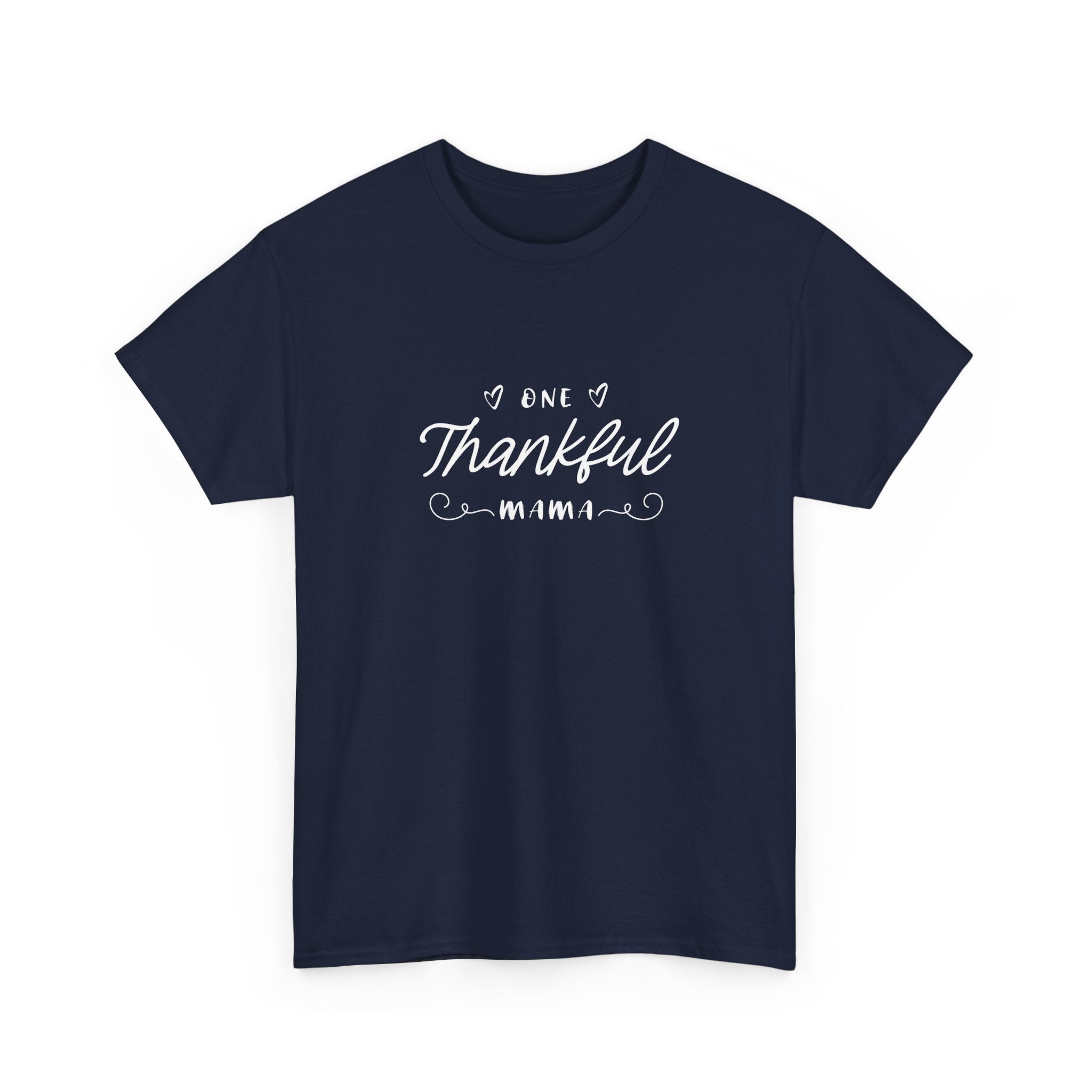Thankful Mama T-Shirt — Cozy Mom Thanksgiving Tee