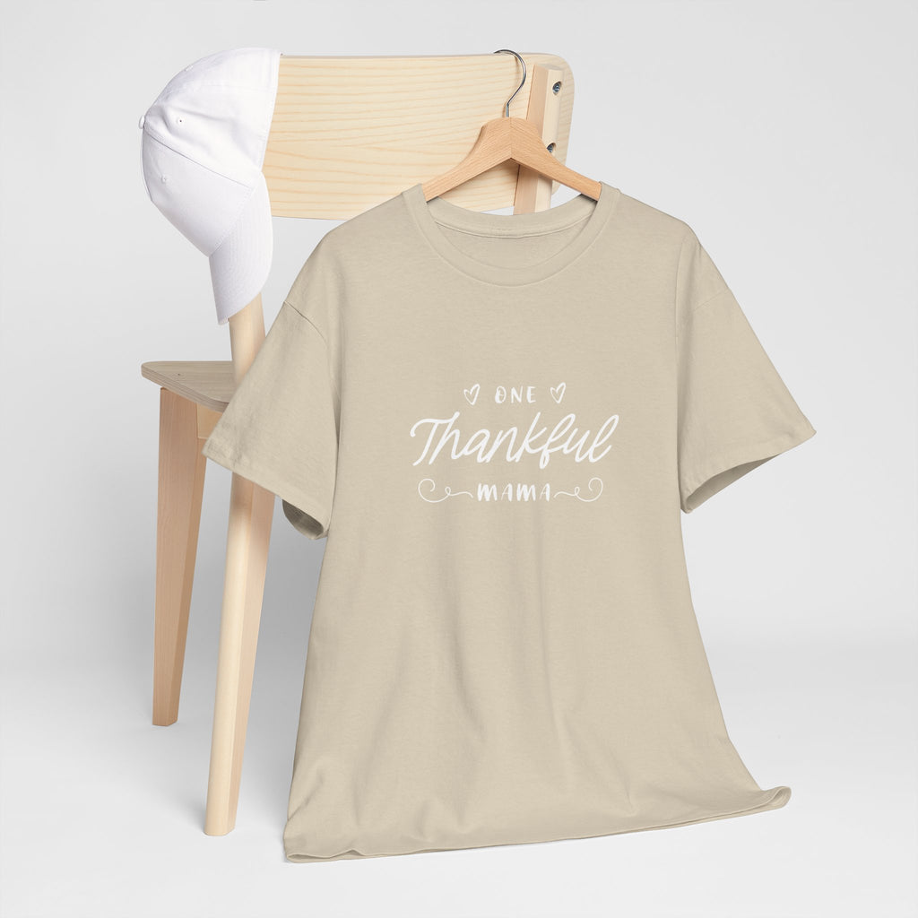 Thankful Mama T-Shirt — Cozy Mom Thanksgiving Tee