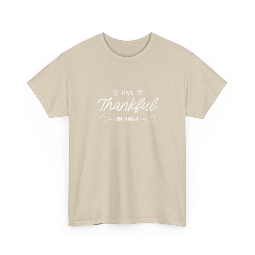Thankful Mama T-Shirt — Cozy Mom Thanksgiving Tee