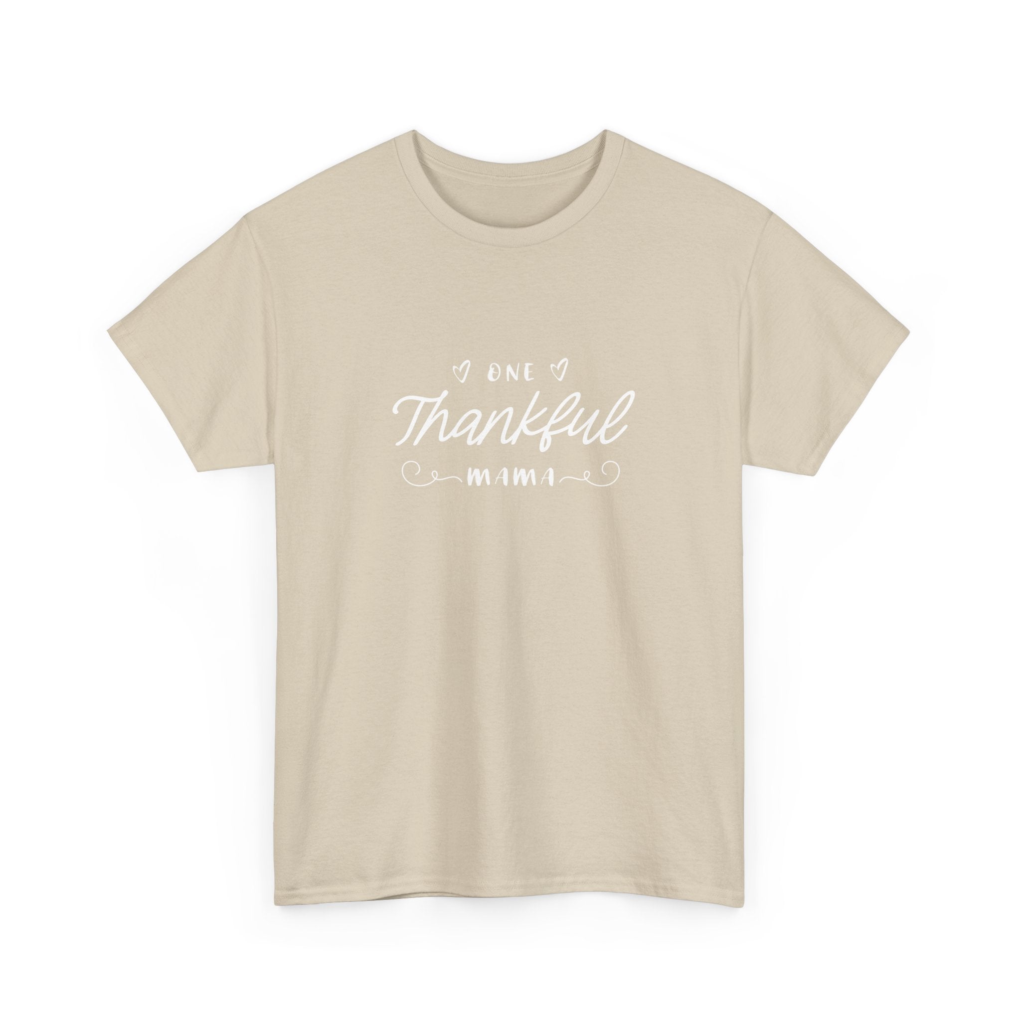 Thankful Mama T-Shirt — Cozy Mom Thanksgiving Tee