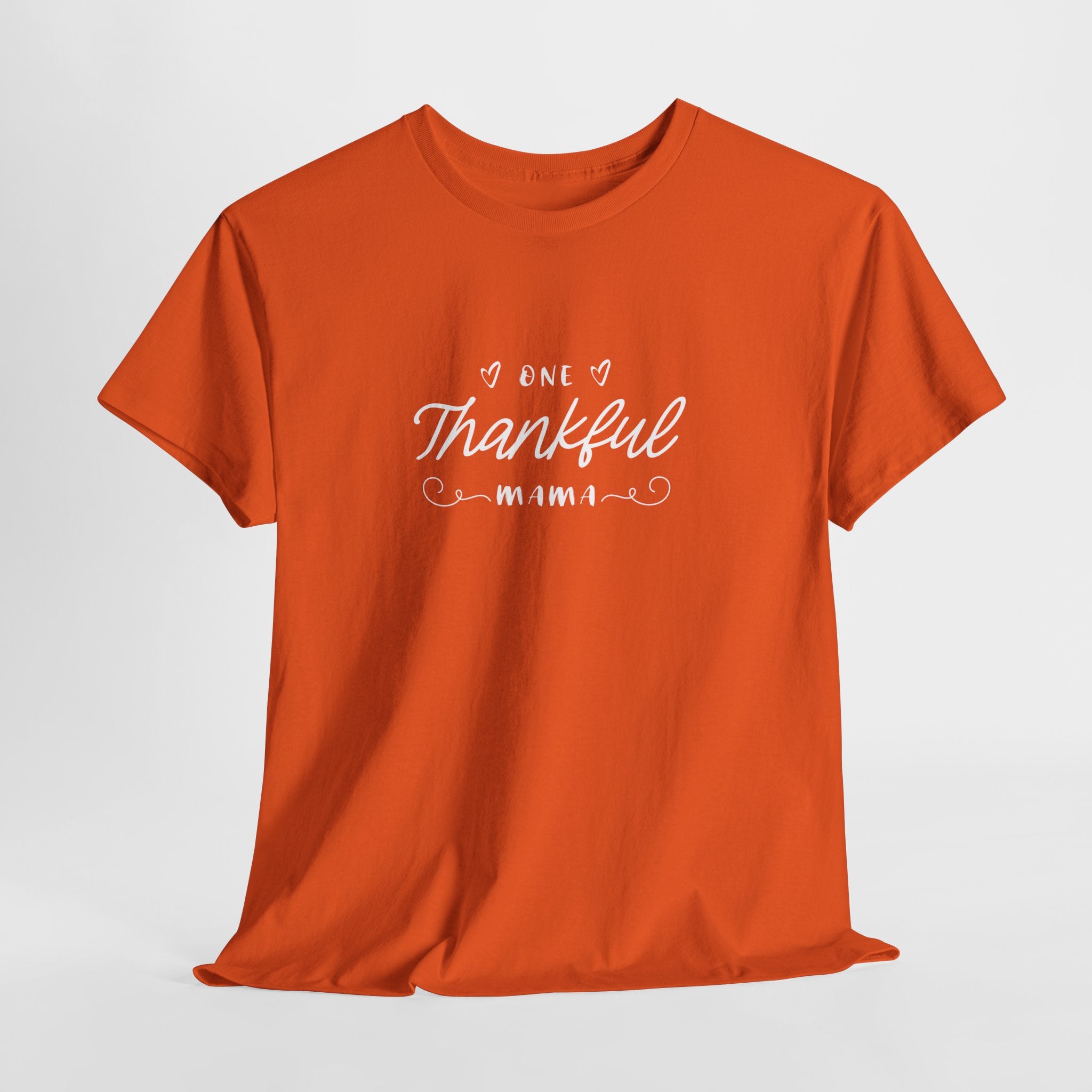 Thankful Mama T-Shirt — Cozy Mom Thanksgiving Tee