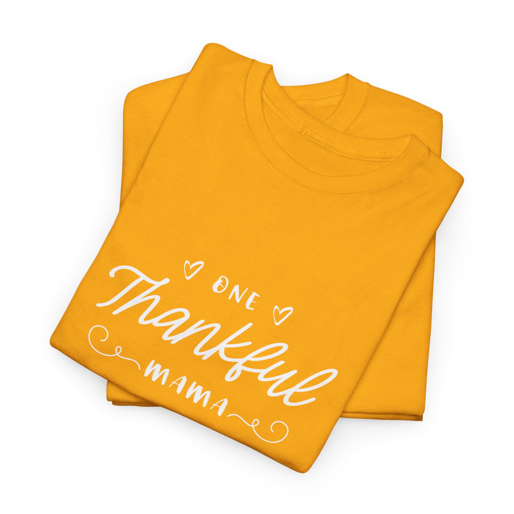 Thankful Mama T-Shirt — Cozy Mom Thanksgiving Tee