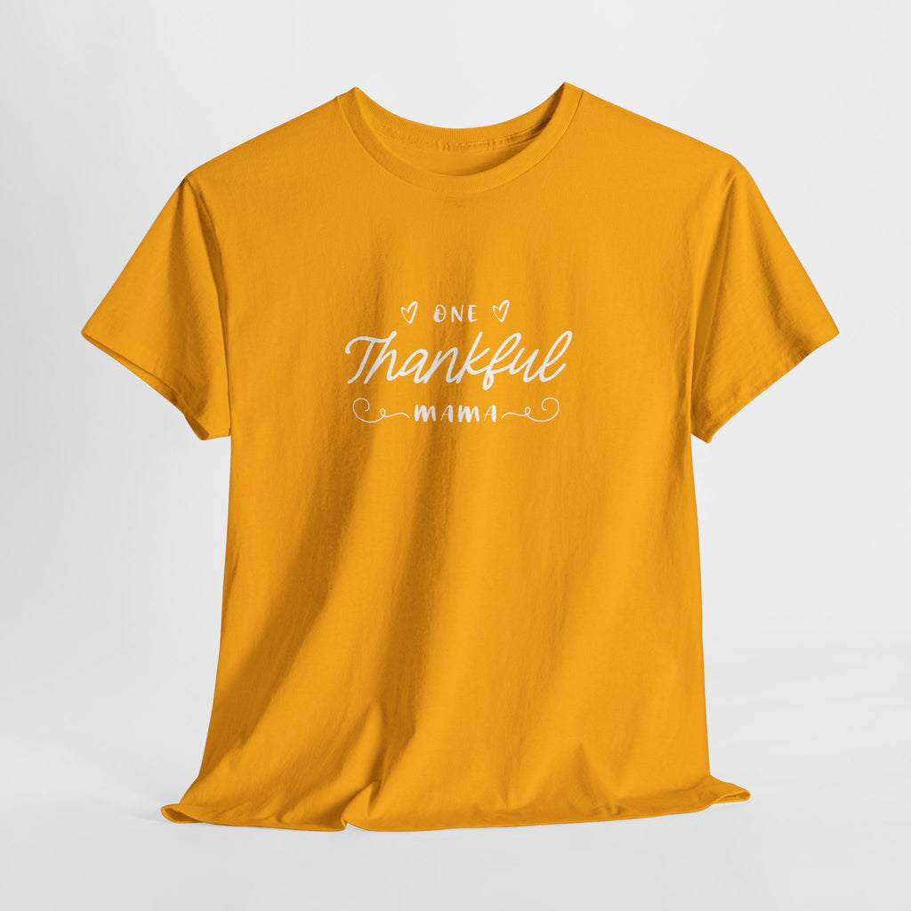 Thankful Mama T-Shirt — Cozy Mom Thanksgiving Tee
