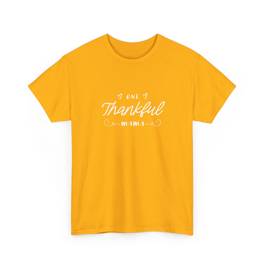 Thankful Mama T-Shirt — Cozy Mom Thanksgiving Tee