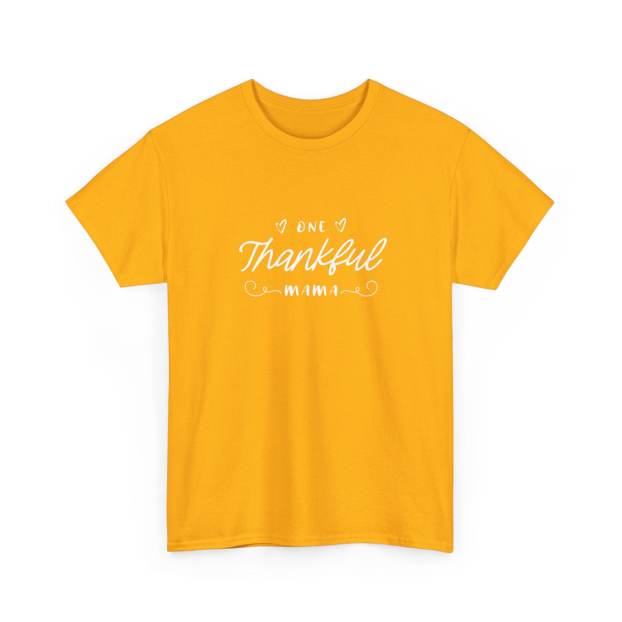 Thankful Mama T-Shirt — Cozy Mom Thanksgiving Tee