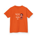 Kids T-Shirt — "Too Cute for the Naughty List" Holiday Elf Graphic
