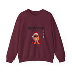 Sweatshirt — "The Real Santa in the House" Vintage Santa Holiday Crewneck