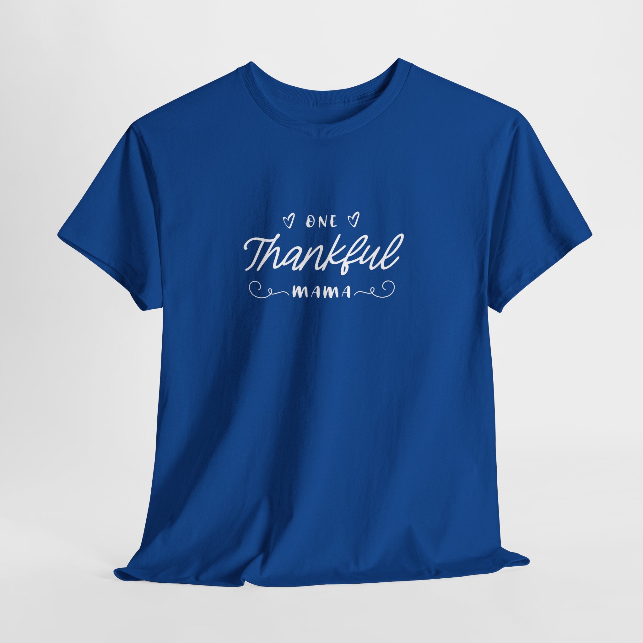 Thankful Mama T-Shirt — Cozy Mom Thanksgiving Tee