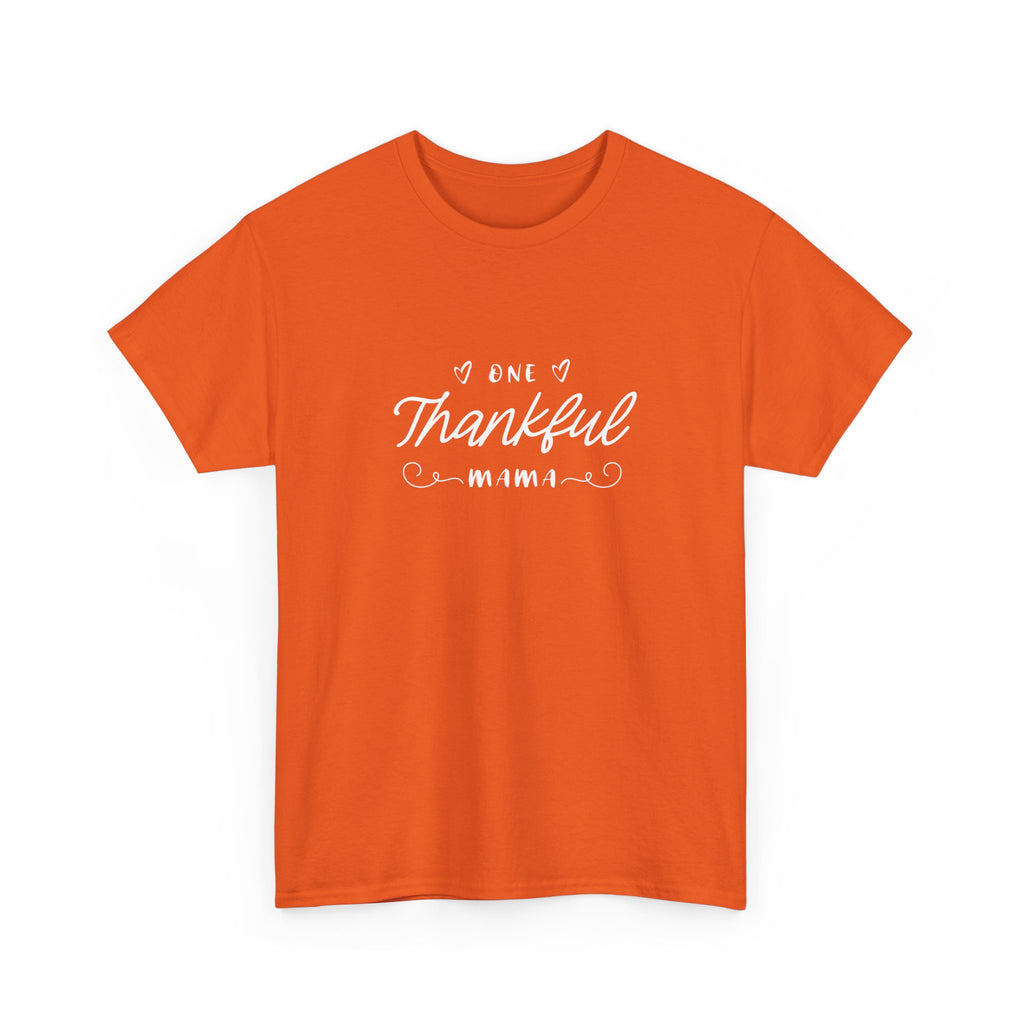 Thankful Mama T-Shirt — Cozy Mom Thanksgiving Tee
