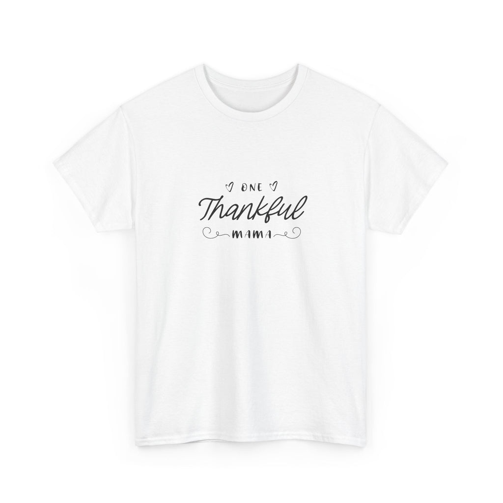 Thankful Mama T-Shirt — Cozy Mom Thanksgiving Tee