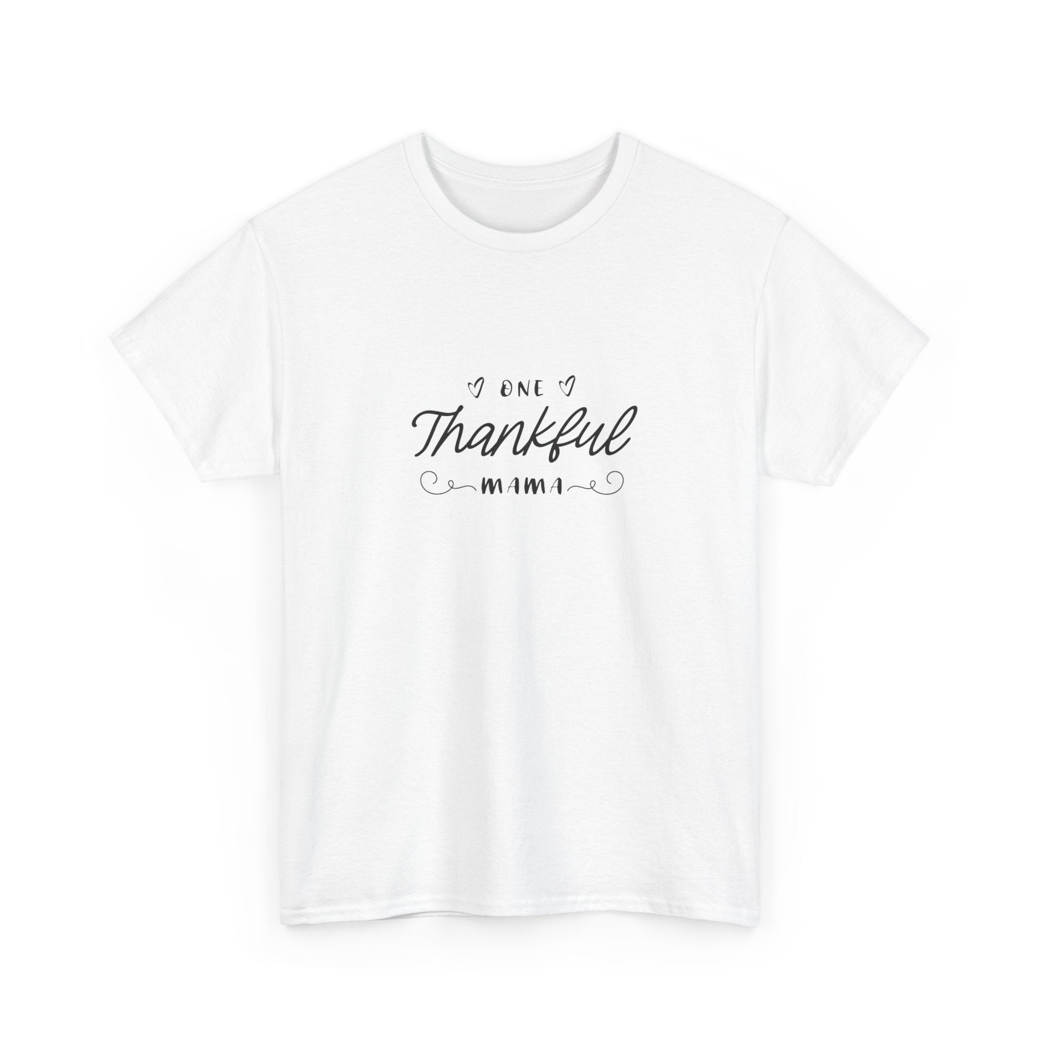 Thankful Mama T-Shirt — Cozy Mom Thanksgiving Tee