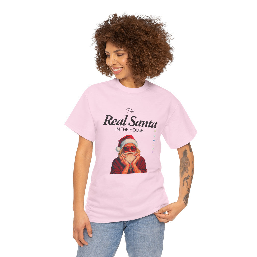 The Real Santa Tee — Retro Christmas Santa T‑Shirt