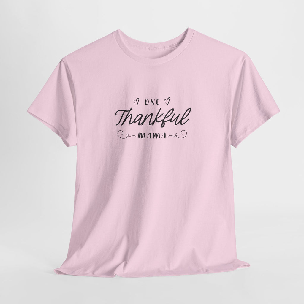 Thankful Mama T-Shirt — Cozy Mom Thanksgiving Tee