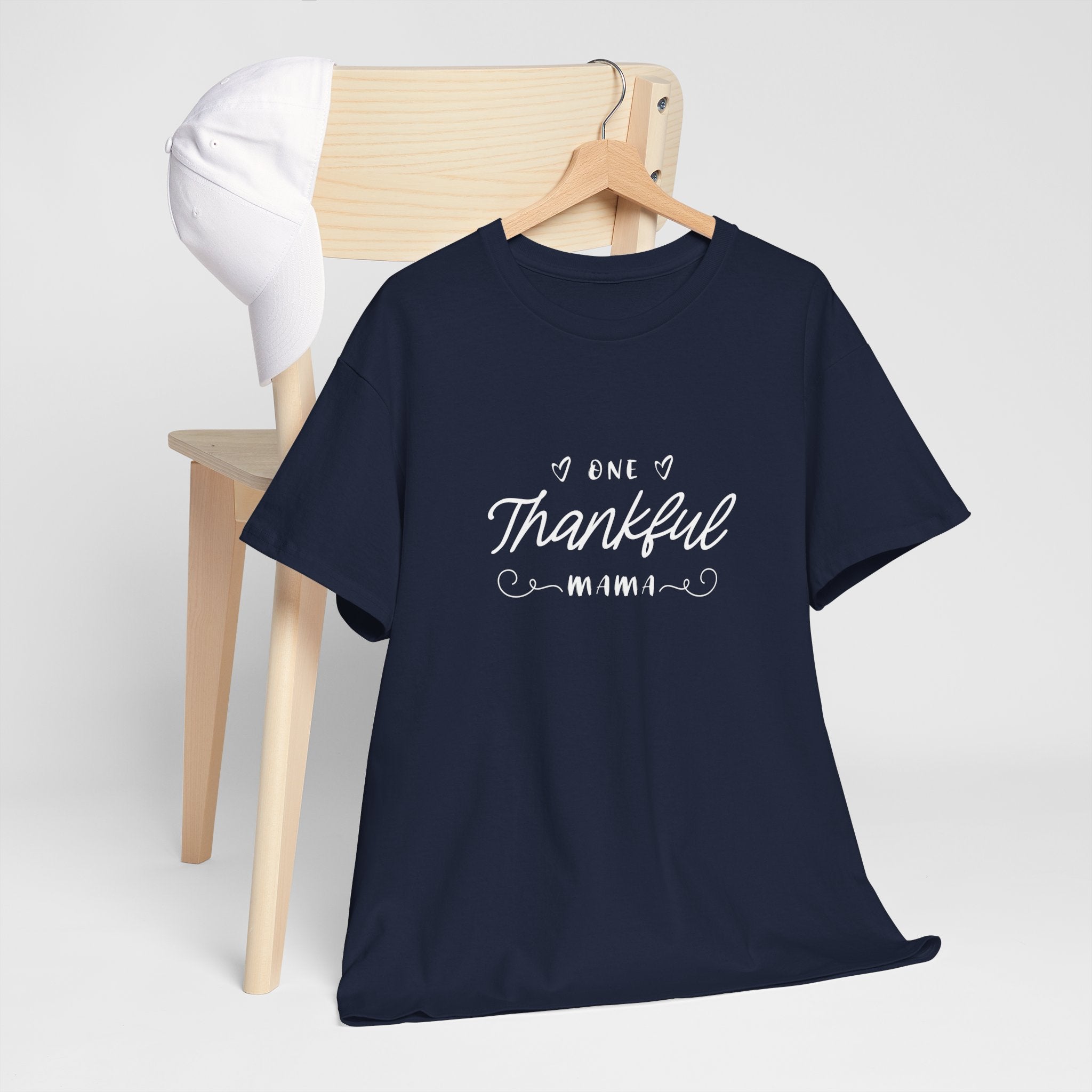 Thankful Mama T-Shirt — Cozy Mom Thanksgiving Tee