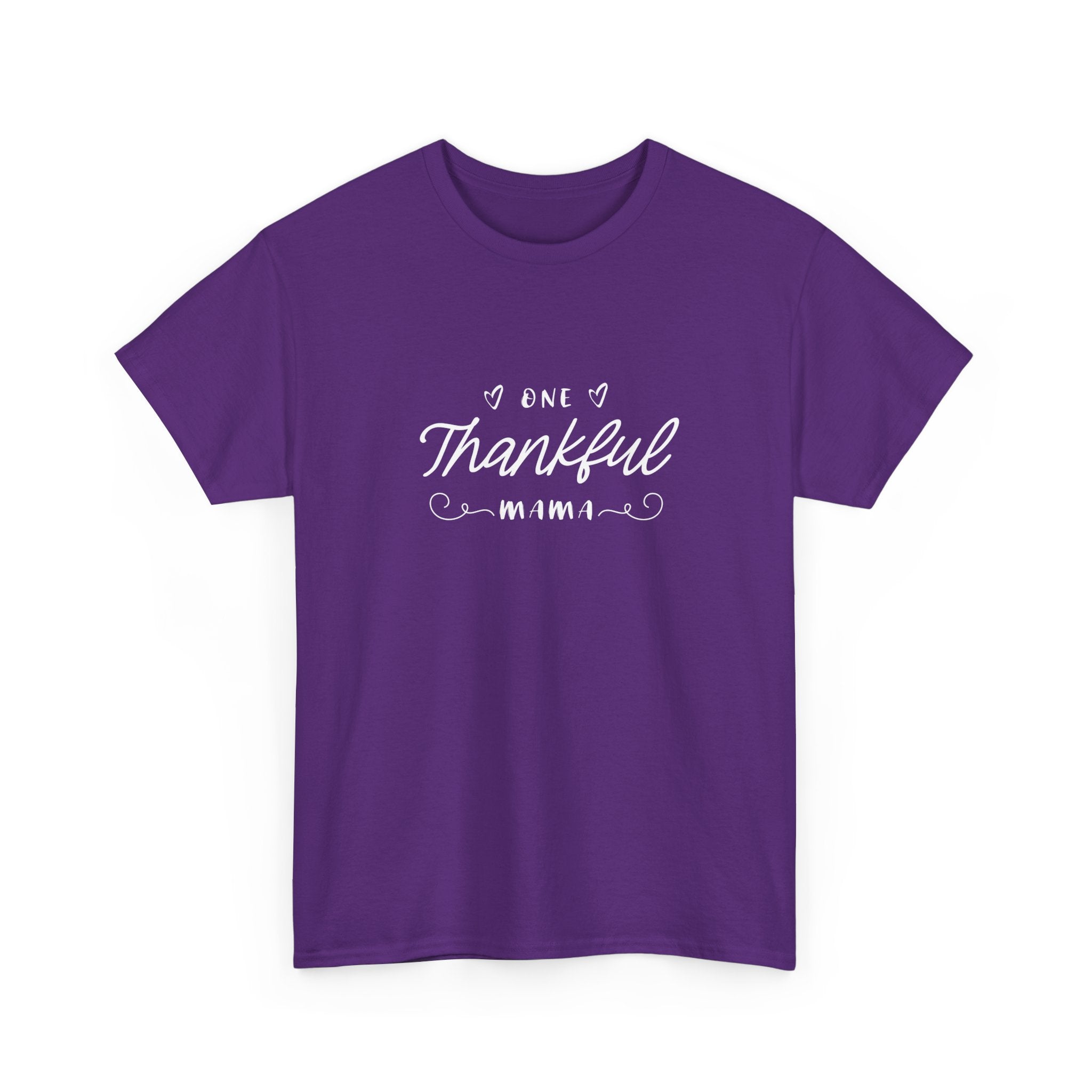 Thankful Mama T-Shirt — Cozy Mom Thanksgiving Tee
