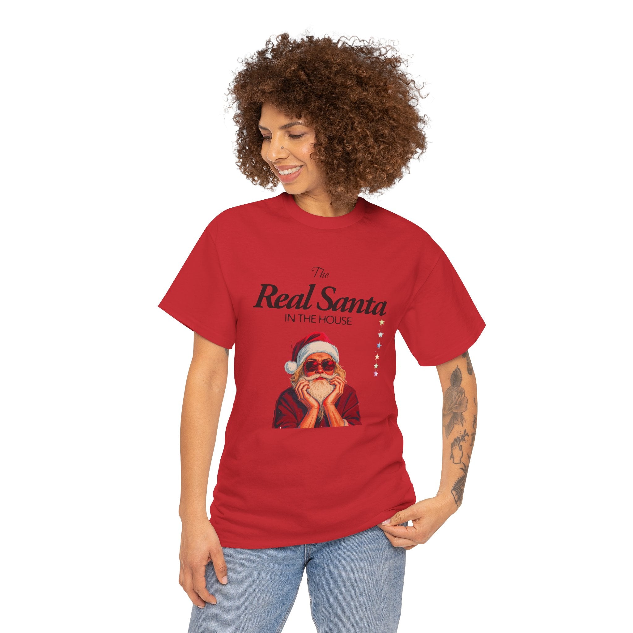 The Real Santa Tee — Retro Christmas Santa T‑Shirt
