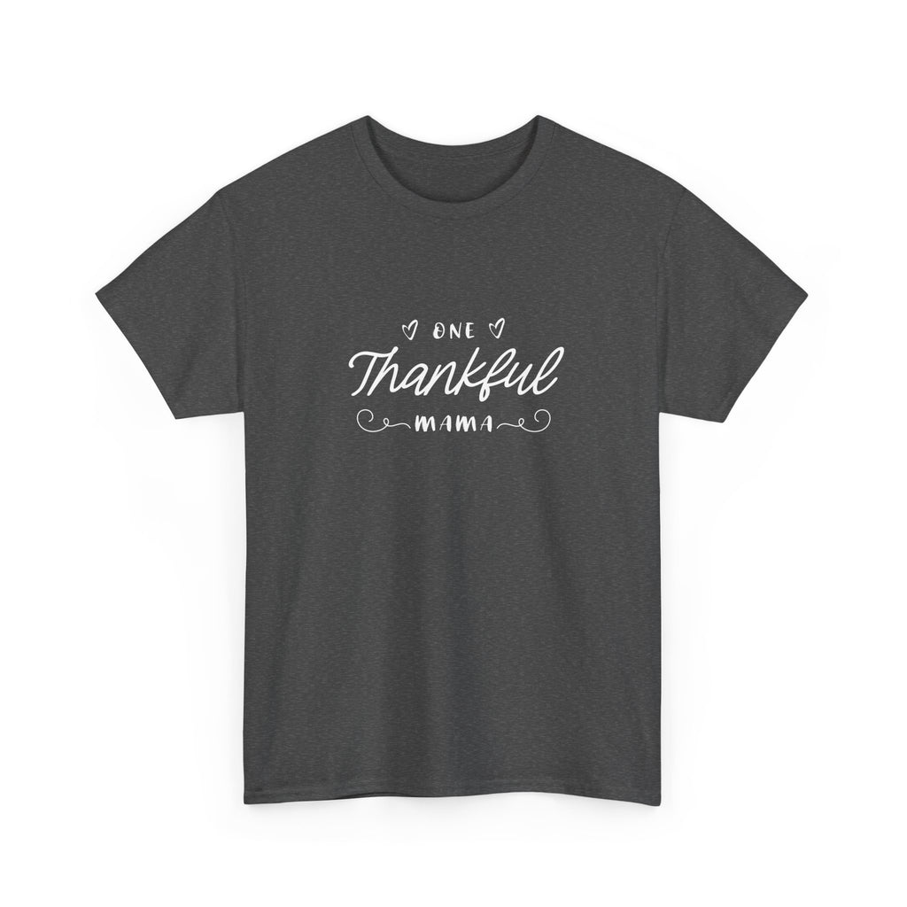Thankful Mama T-Shirt — Cozy Mom Thanksgiving Tee