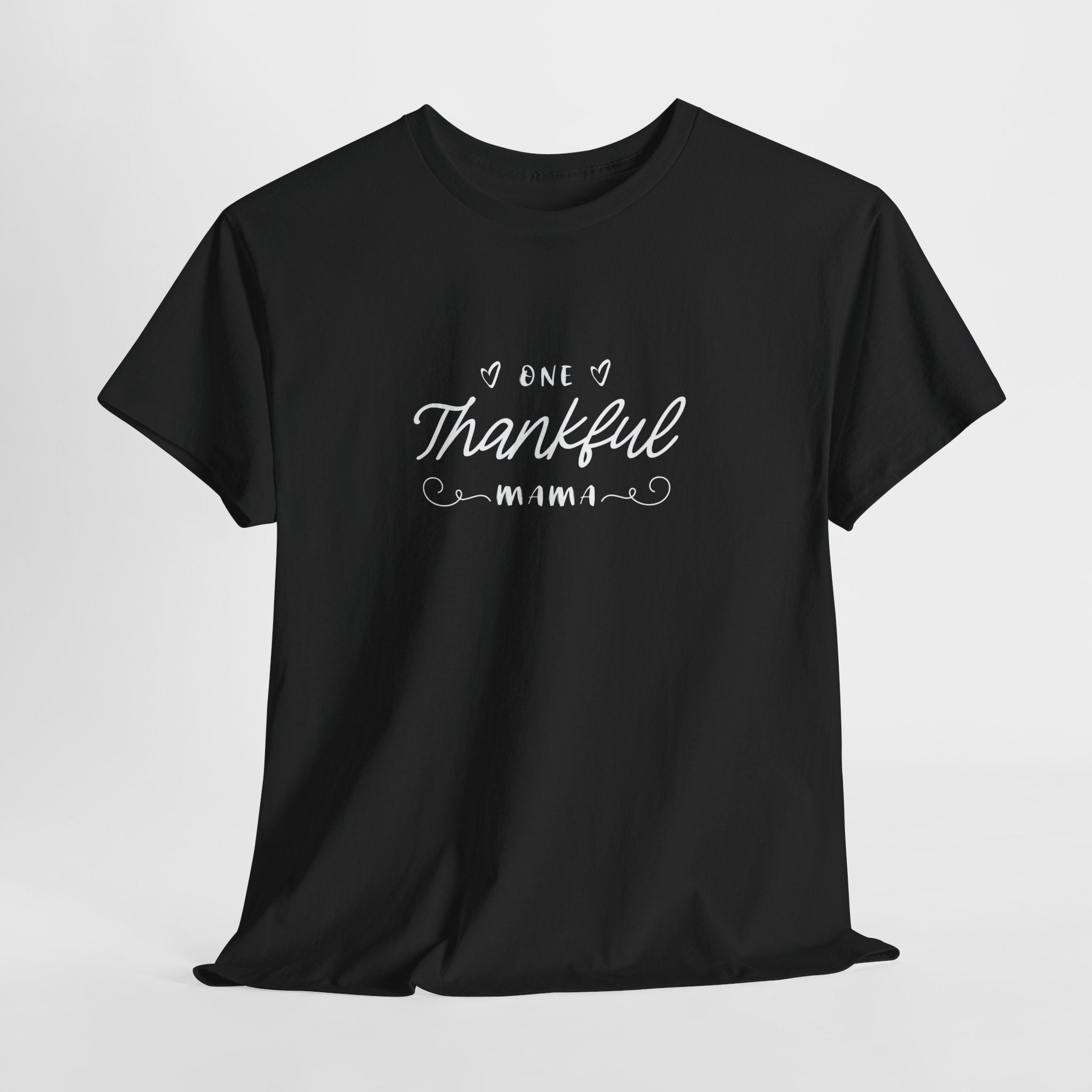 Thankful Mama T-Shirt — Cozy Mom Thanksgiving Tee