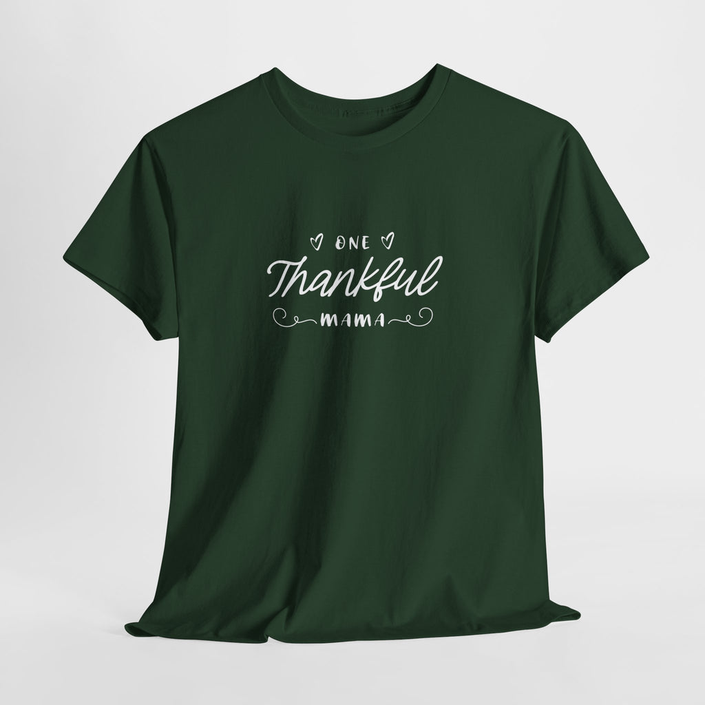 Thankful Mama T-Shirt — Cozy Mom Thanksgiving Tee