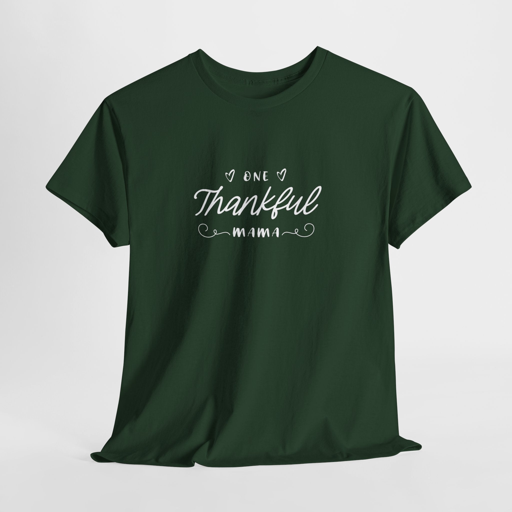 Thankful Mama T-Shirt — Cozy Mom Thanksgiving Tee