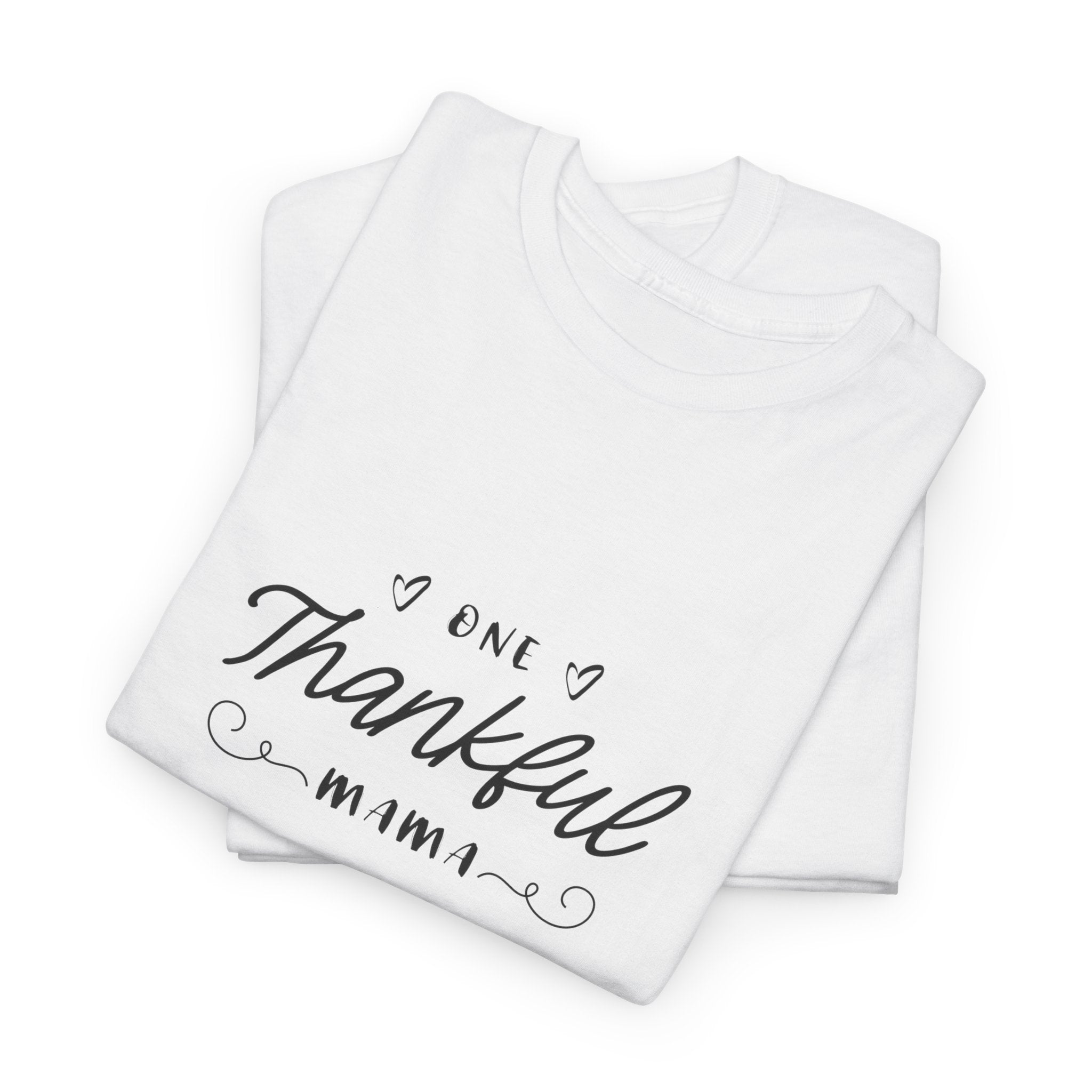 Thankful Mama T-Shirt — Cozy Mom Thanksgiving Tee