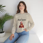 Sweatshirt — "The Real Santa in the House" Vintage Santa Holiday Crewneck