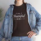 Thankful Mama T-Shirt — Cozy Mom Thanksgiving Tee