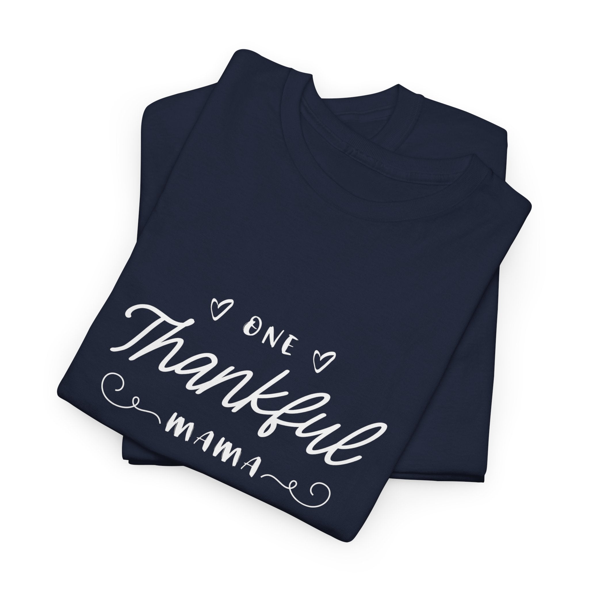 Thankful Mama T-Shirt — Cozy Mom Thanksgiving Tee