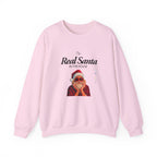 Sweatshirt — "The Real Santa in the House" Vintage Santa Holiday Crewneck