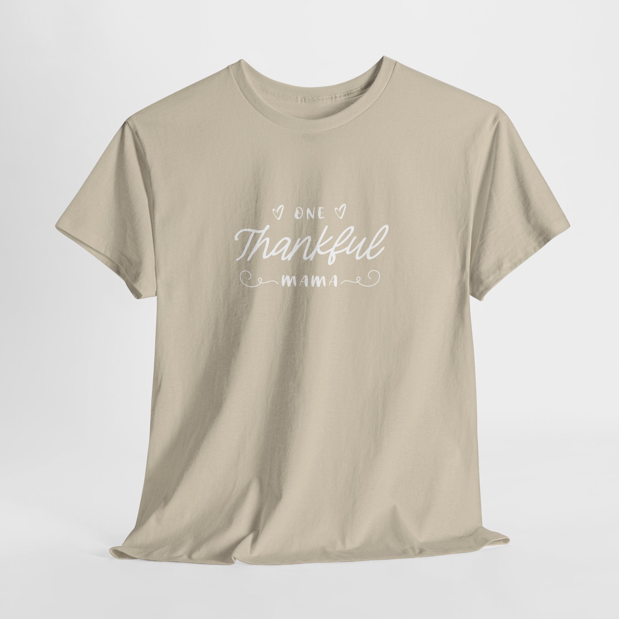 Thankful Mama T-Shirt — Cozy Mom Thanksgiving Tee