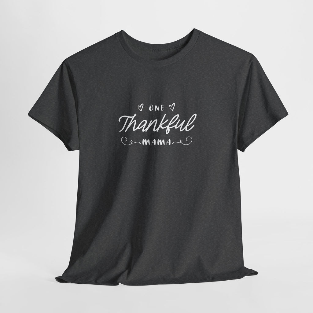 Thankful Mama T-Shirt — Cozy Mom Thanksgiving Tee