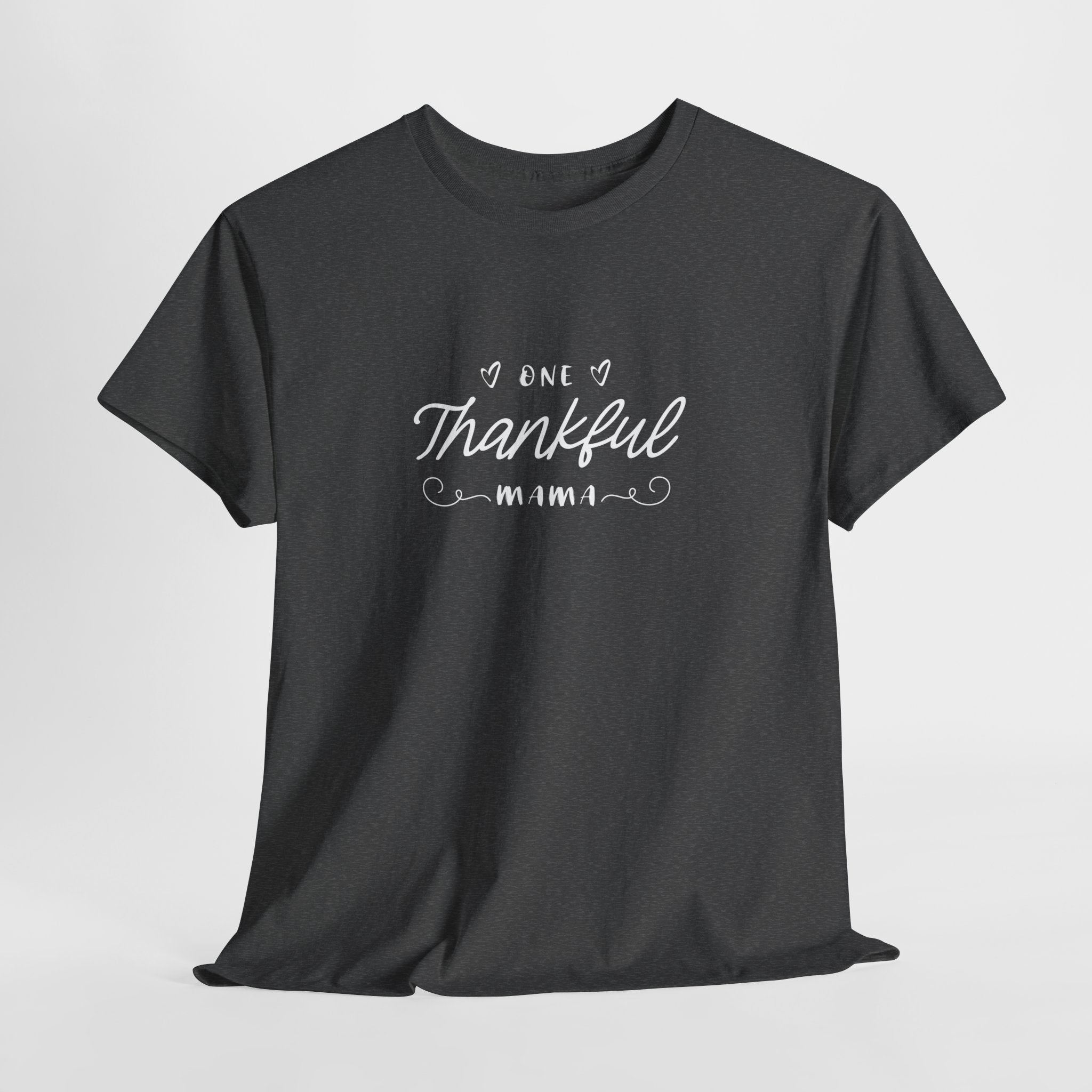 Thankful Mama T-Shirt — Cozy Mom Thanksgiving Tee