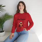 Sweatshirt — "The Real Santa in the House" Vintage Santa Holiday Crewneck