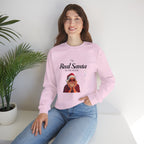 Sweatshirt — "The Real Santa in the House" Vintage Santa Holiday Crewneck