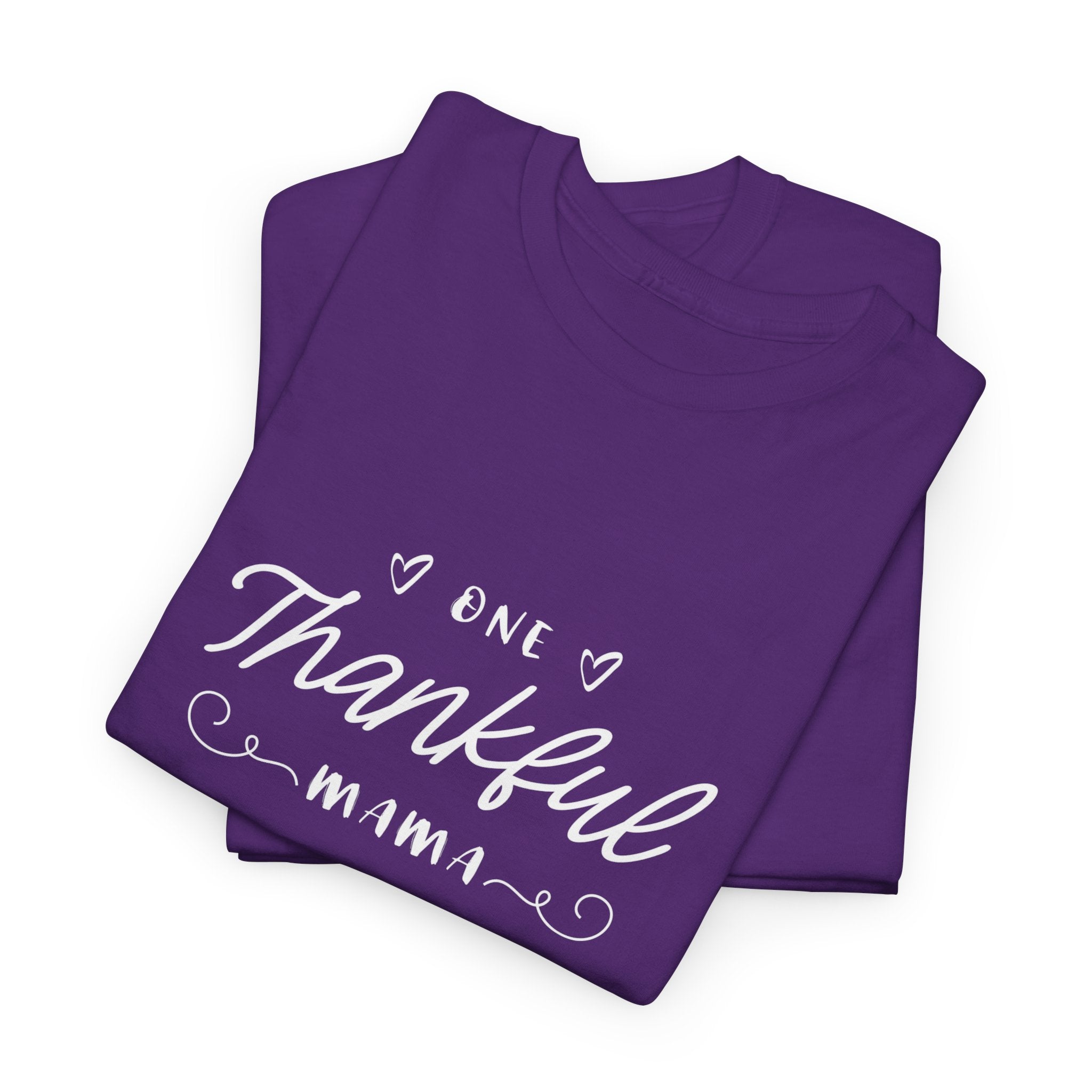 Thankful Mama T-Shirt — Cozy Mom Thanksgiving Tee