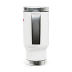 Thankful Stainless Steel Travel Mug — 14oz Insulated Handle Mug