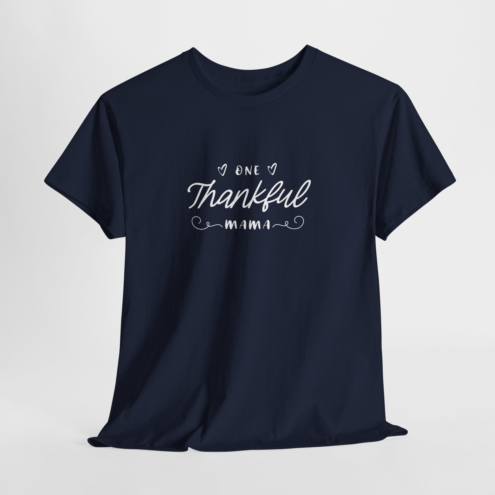 Thankful Mama T-Shirt — Cozy Mom Thanksgiving Tee